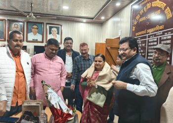 महापौर बैन प्रिया का एसएनएस महाविद्यालय में भव्य स्वागत 