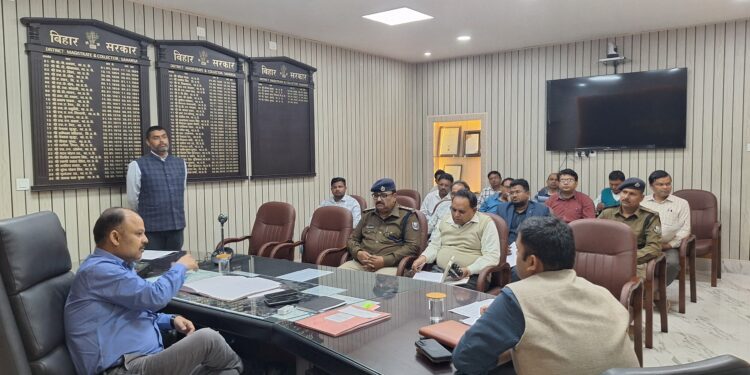 सहरसा – सड़क सुरक्षा समिति बैठक में अवैध अतिक्रमण के विरुद्ध क्रियान्वित अभियान में तेजी लाने का निर्देश