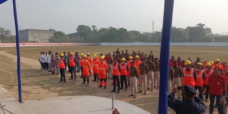 सहरसा – भूकंप परिदृश्य पर आधारित मॉक ड्रिल अभ्यास का आयोजन