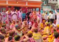 दरभंगा :- रंग-गुलाल और जोगीरा के साथ कुशेश्वरस्थान में धूमधाम से मनी होली।