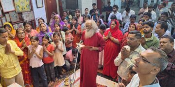 पहला पूजा से काली मंदिर में हो रहा है विशेष पूजा-अर्चना