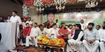 सहरसा में आईपी गुप्ता ने BJP की सराहना, बोले भ्रष्ट अफसरों पर होगी कार्रवाई