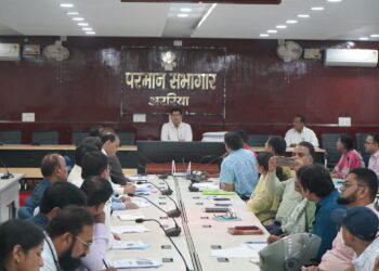 जिलाधिकारी ने की स्वास्थ्य विभाग की समीक्षा, हेल्थ एंड वेलनेस सेंटर को सशक्त बनाने पर बल