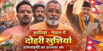 अररिया – नेपाल में दोहरी खुशियां—रामनवमी का उल्लास और नए प्रधानमंत्री के शपथ से जश्न का माहौल