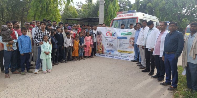 हृदय रोग से ग्रसित 38 बच्चे बेहतर ईलाज हेतु एम्बुलेंस से आईजीआईसी पटना रवाना