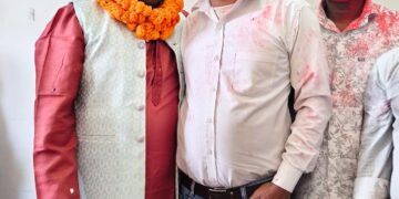 पलासी प्रखंड में स्वच्छता समन्वयक पंकज कुमार को भावभीनी विदाई 