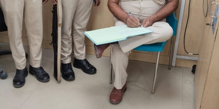 बैंकों की सुरक्षा को लेकर पुलिस का सघन निरीक्षण अभियान