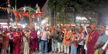 अररिया में NDA–भाजपा की बढ़त पर भव्य जश्न, चांदनी चौक गूंजा उत्साह से