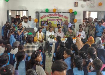 विधायक ने उच्च माध्यमिक विद्यालय में नवनिर्मित भवन का किया उद्घाटन