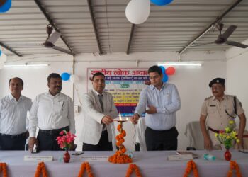 राष्ट्रीय लोक अदालत में उमड़ी भारी भीड़, 148 चालानों का हुआ निष्पादन