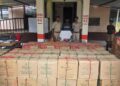 भेभरा ओवरब्रिज के पास ट्रक से भारी मात्रा में विदेशी शराब बरामद, चालक गिरफ्तार।