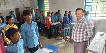 बीडीओ का औचक निरीक्षण, स्कूलों की शैक्षणिक व्यवस्था पर कसा शिकंजा।