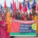 अररिया – मनरेगा मजदूरों ने मनरेगा वापिस बहाल करने के लिए एवं 700 रु प्रतिदिन मजदूरी हेतु किया प्रदर्शन