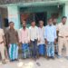 संध्या गश्ती के दौरान पुलिस की बड़ी कार्रवाई, पांच वारंटी गिरफ्तार