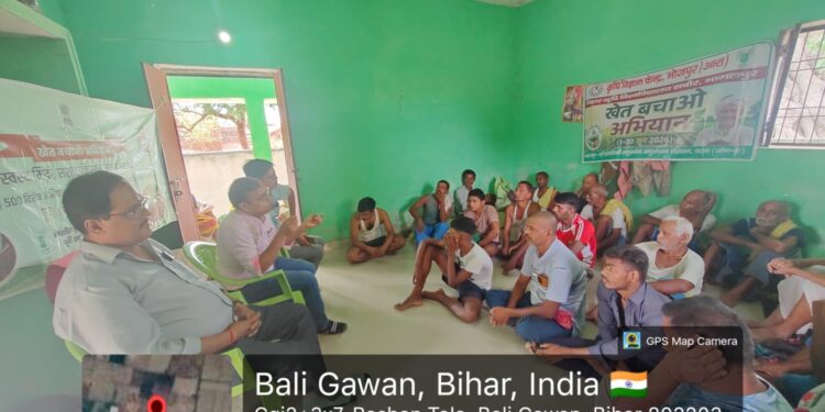 पटना – हरित खाद और मृदा परीक्षण से टिकाऊ खेती का मंत्र लेकर पहुँचे आईसीएआर के वैज्ञानिक