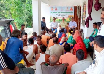 कृषि जागरूकता कार्यक्रम के माध्यम से किसानों को दी गई संतुलित उर्वरक उपयोग एवं मृदा स्वास्थ्य की जानकारी