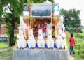 मां दुर्गा के आठवें स्थापना दिवस पर उमड़ा आस्था का सैलाब, 500 महिलाओं ने निकाली भव्य कलश शोभायात्रा