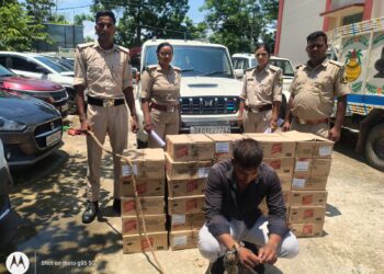 अररिया – स्कॉर्पियो से 250.560 लीटर विदेशी शराब बरामद, चालक गिरफ्तार