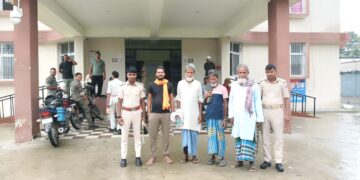 पूर्व कांडों के चार वारंटी गिरफ्तार, फुलकाहा पुलिस ने भेजा जेल