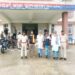 पूर्व कांडों के चार वारंटी गिरफ्तार, फुलकाहा पुलिस ने भेजा जेल
