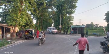 धरना-प्रदर्शन के मद्देनजर प्रशासन अलर्ट, भरगामा में फ्लैग मार्च निकाल शांति बनाए रखने की अपील