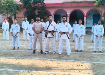 फारबिसगंज में एक दिवसीय कराटे बेल्ट ग्रेडिंग परीक्षा आयोजित, 45 खिलाड़ियों ने पाई सफलता