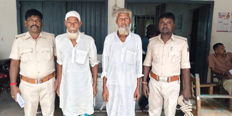 दो एनबीडब्ल्यू वारंटी को किया गिरफ्तार
