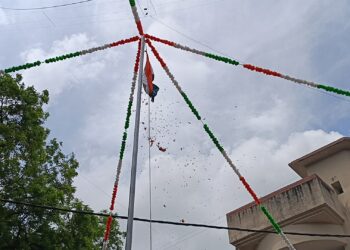 अररिया नगर थाना परिसर में स्वतंत्रता दिवस समारोह का आयोजन