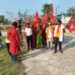 पलासी मुख्य चुनाव आयुक्त के खिलाफ किसान सभा और खेत मजदूर यूनियन का प्रदर्शन, किया पुतला दहन