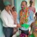 पलासी प्राथमिक विद्यालय धुमगढ़ महादेवकोल में शिक्षक मनोज कुमार झा को दी गई भावभीनी विदाई